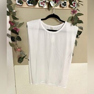 Aritzia Oversized White Tank